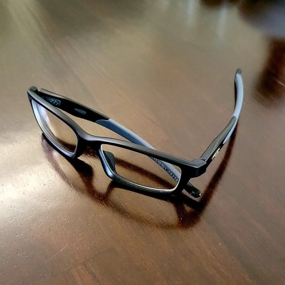 OAKLEY CROSSLINK PRESCRIPTION RX GLASSES FRAMES MENS BLACK EYE MEASUREMENT 53-17 - Picture 4 of 8